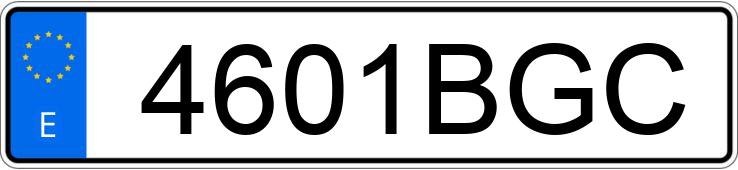 El número de registro 4601BGC tiene FIAT BRAVO El número de registro 4601BGC tiene FIAT BRAVO