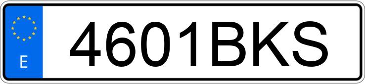 Numer rejestracyjny 4601BKS posiada NISSAN TERRANO II