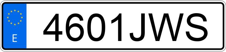 Numer rejestracyjny 4601JWS posiada BMW SERIE 4