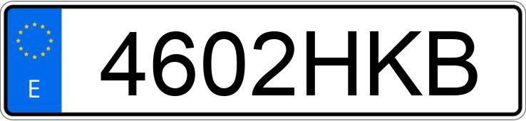 Numer rejestracyjny 4602HKB posiada CITROEN DS3