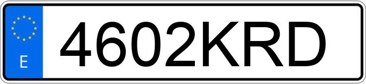 Numer rejestracyjny 4602KRD posiada BMW SERIE 5 Numer rejestracyjny 4602KRD posiada BMW SERIE 5