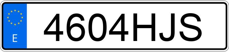 Numer rejestracyjny 4604HJS posiada CITROEN BERLINGO