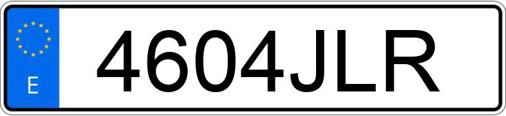 Numer rejestracyjny 4604JLR posiada MAZDA MAZDA3