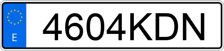 Numer rejestracyjny 4604KDN posiada PEUGEOT 308 Numer rejestracyjny 4604KDN posiada PEUGEOT 308