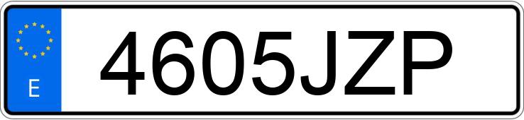 Numer rejestracyjny 4605JZP posiada FIAT 500L