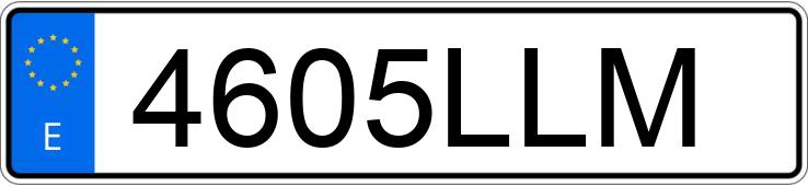 Numer rejestracyjny 4605LLM posiada MERCEDES GLC (253)