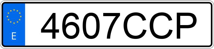 Numer rejestracyjny 4607CCP posiada BMW SERIE 3