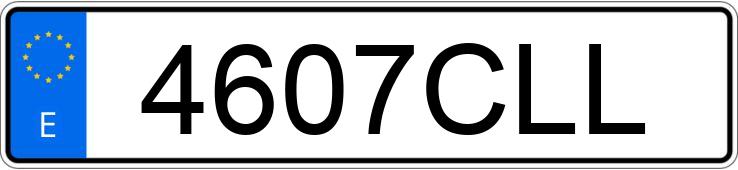 Registreringsnummeret 4607CLL har MAZDA MX-5