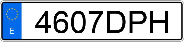 Numer rejestracyjny 4607DPH posiada BMW SERIE 3