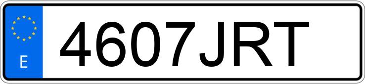 Numer rejestracyjny 4607JRT posiada VOLKSWAGEN CADDY