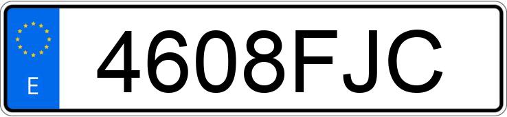 Numer rejestracyjny 4608FJC posiada PEUGEOT 207 XS 1.6
