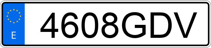 Numer rejestracyjny 4608GDV posiada SEAT IBIZA Numer rejestracyjny 4608GDV posiada SEAT IBIZA