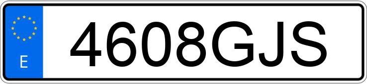 Numer rejestracyjny 4608GJS posiada NISSAN QASHQAI