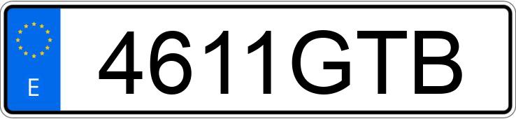 Numer rejestracyjny 4611GTB posiada CITROEN C4 Numer rejestracyjny 4611GTB posiada CITROEN C4