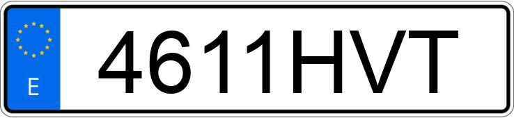 Die Registrierungsnummer 4611HVT hat TOYOTA AURIS Die Registrierungsnummer 4611HVT hat TOYOTA AURIS