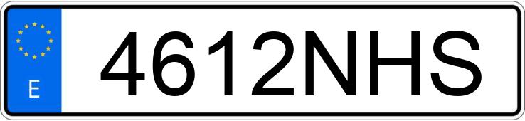 Numer rejestracyjny 4612NHS posiada MERCEDES E (212-207)