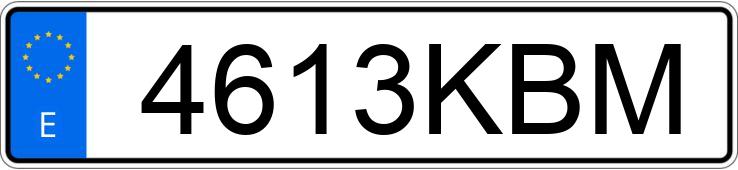 Numer rejestracyjny 4613KBM posiada FORD FOCUS