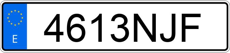 Numer rejestracyjny 4613NJF posiada MERCEDES G (465)