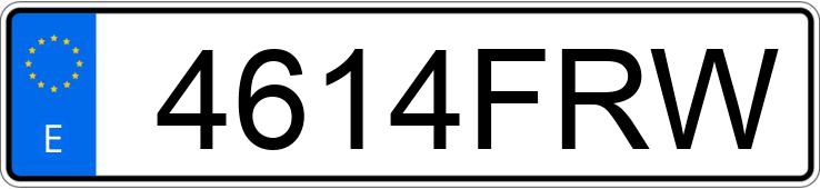 Numer rejestracyjny 4614FRW posiada HONDA CIVIC