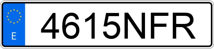 Numer rejestracyjny 4615NFR posiada BMW SERIE 5