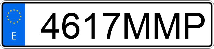 Numer rejestracyjny 4617MMP posiada TOYOTA PREVIA