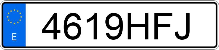 Il numero di registrazione 4619HFJ ha SUZUKI GRAND VITARA