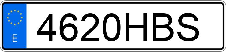 Numer rejestracyjny 4620HBS posiada RENAULT MEGANE