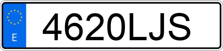 Registreringsnummeret 4620LJS har RENAULT MEGANE COUPE