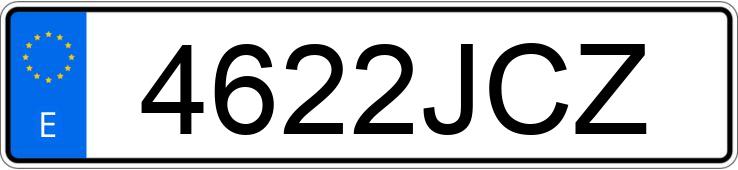 Numer rejestracyjny 4622JCZ posiada MERCEDES CLA (117)