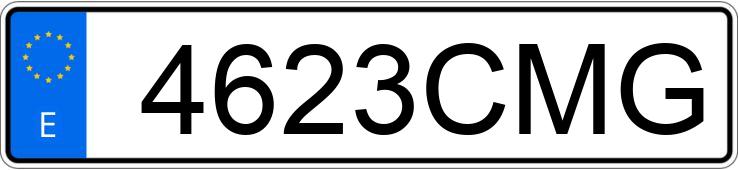 Numer rejestracyjny 4623CMG posiada MAZDA MAZDA6