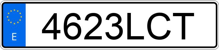 Numer rejestracyjny 4623LCT posiada VOLKSWAGEN TIGUAN