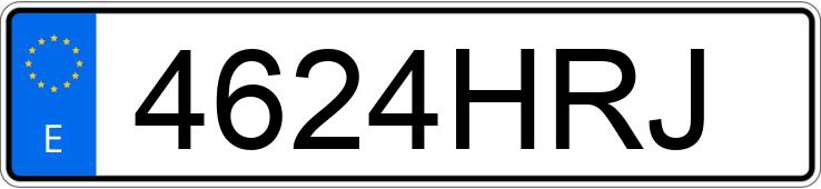 Numer rejestracyjny 4624HRJ posiada FORD FOCUS