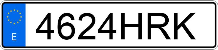 Numer rejestracyjny 4624HRK posiada NISSAN JUKE