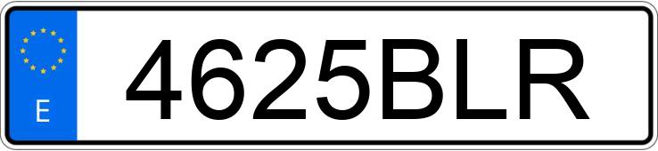 Numer rejestracyjny 4625BLR posiada ROVER 45