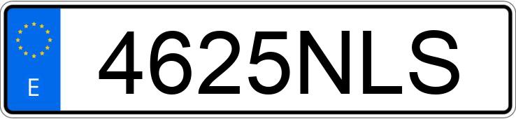 Numer rejestracyjny 4625NLS posiada RENAULT CLIO