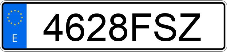 Numer rejestracyjny 4628FSZ posiada SEAT IBIZA Numer rejestracyjny 4628FSZ posiada SEAT IBIZA