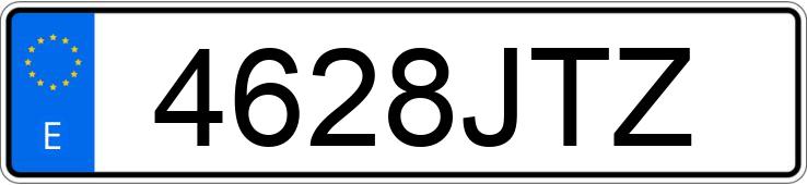 Numer rejestracyjny 4628JTZ posiada BMW SERIE 3