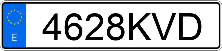 Numer rejestracyjny 4628KVD posiada AUDI A4 Numer rejestracyjny 4628KVD posiada AUDI A4