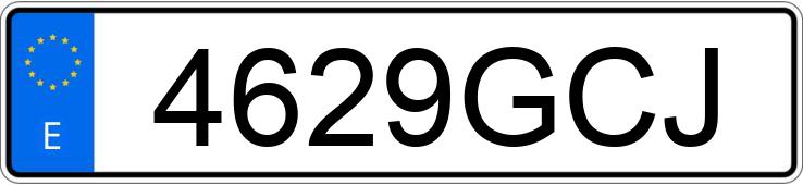 Numer rejestracyjny 4629GCJ posiada MITSUBISHI OUTLANDER