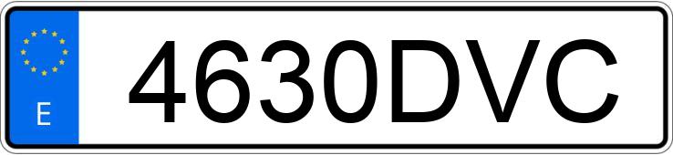 Numer rejestracyjny 4630DVC posiada FIAT DOBLO