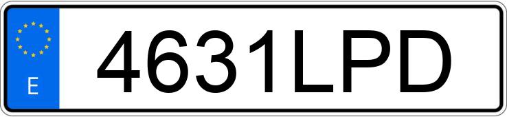Numer rejestracyjny 4631LPD posiada PEUGEOT 3008