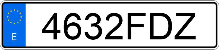Numer rejestracyjny 4632FDZ posiada AUDI A6