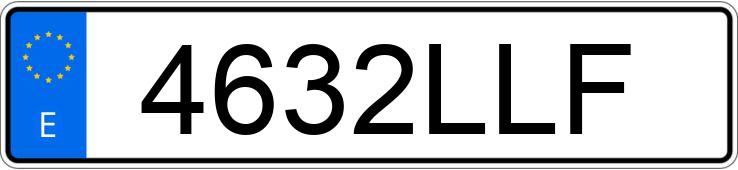 Numer rejestracyjny 4632LLF posiada AUDI A1 SPORTBACK