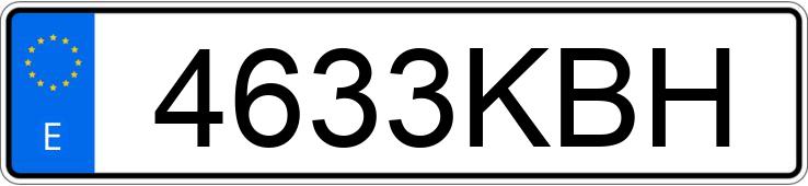 Numer rejestracyjny 4633KBH posiada HYUNDAI TUCSON