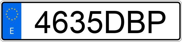Numer rejestracyjny 4635DBP posiada AUDI A4 Numer rejestracyjny 4635DBP posiada AUDI A4