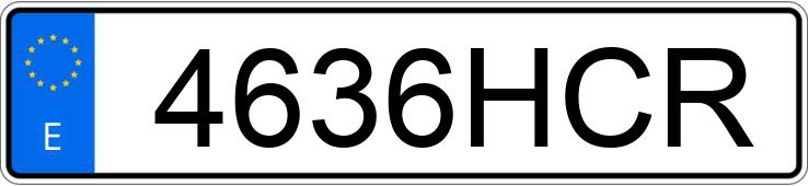 Numer rejestracyjny 4636HCR posiada BMW SERIE 3