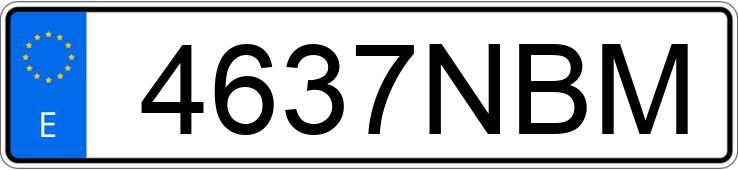 Numer rejestracyjny 4637NBM posiada CUPRA LEON Numer rejestracyjny 4637NBM posiada CUPRA LEON