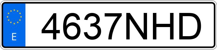 Numer rejestracyjny 4637NHD posiada NISSAN INTERSTAR Numer rejestracyjny 4637NHD posiada NISSAN INTERSTAR