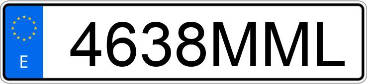 Numer rejestracyjny 4638MML posiada HYUNDAI I20