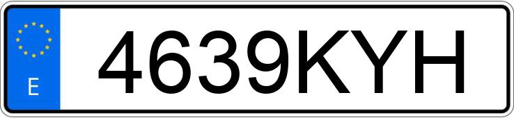 Numer rejestracyjny 4639KYH posiada LEXUS NX 300 H Numer rejestracyjny 4639KYH posiada LEXUS NX 300 H